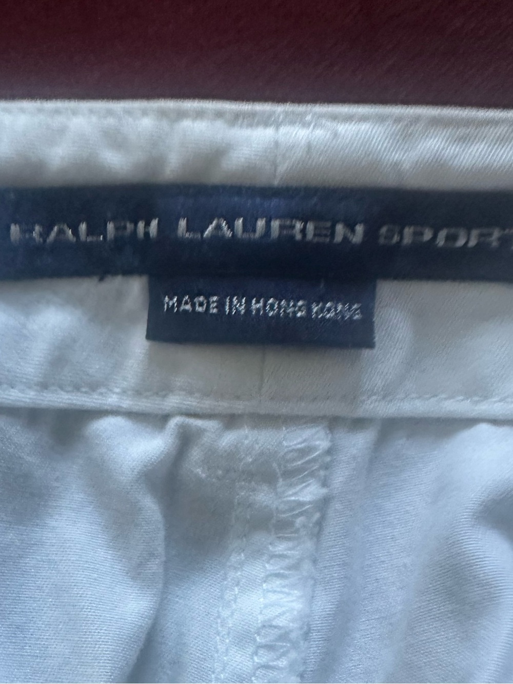 RALPH LAUREN SPORT WHITE 100% Cotton Pants. Size: 12 - Picture 5 of 11